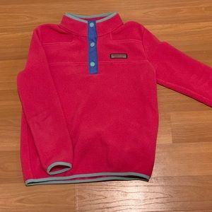 Little girls Vineyard Vines Fleece Shep Shirt